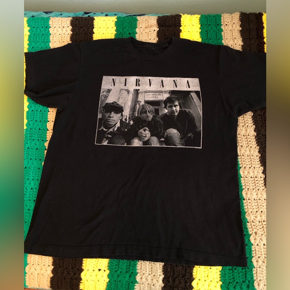 nirvana Black t-shirt xl